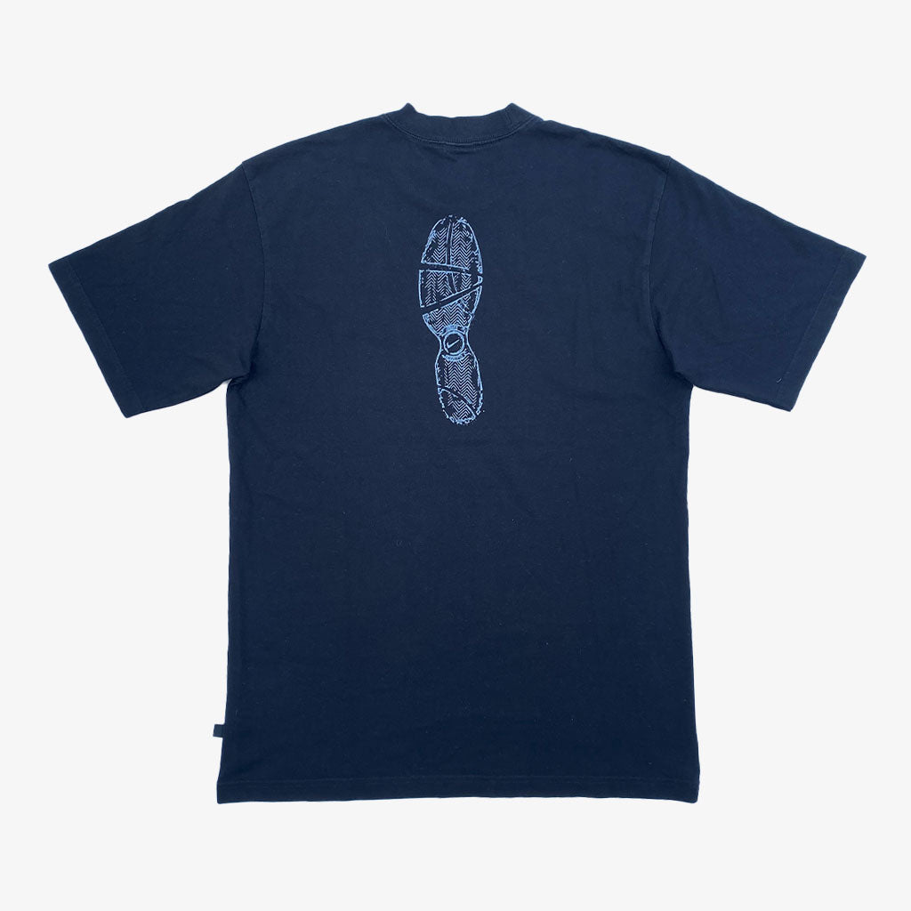 Vintage Nike T-Shirt Backlogo 90s M in schwarz | Vintage Online Shop Unique-Resale
