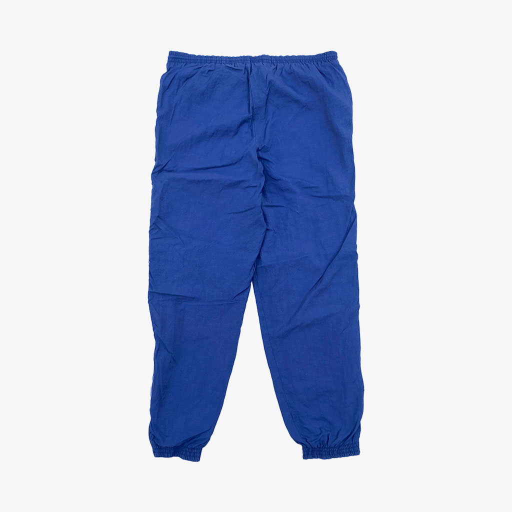 Vintage Nike Jogginghose 90s S in dunkelblau mit Streifen, kein Swoosh | Vintage Online Shop www.unique-resale.com