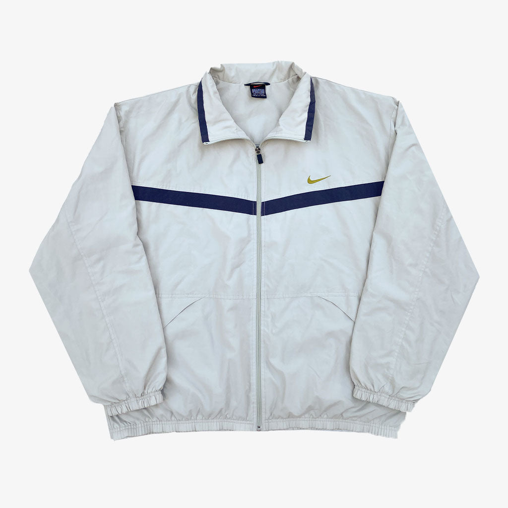Nike Nike Trainingsjacke 90s XL in beige | Vintage Online Shop Unique-Resale