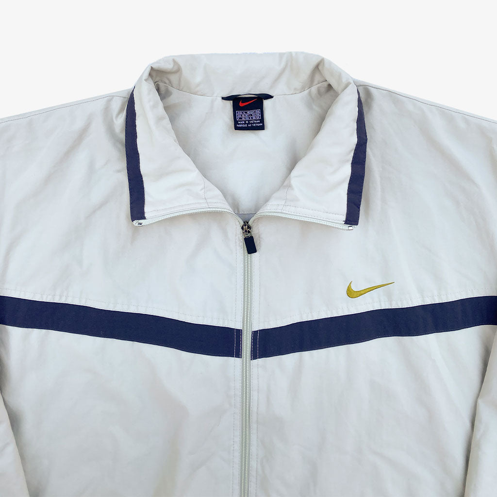 Nike Nike Trainingsjacke 90s XL in beige | Vintage Online Shop Unique-Resale