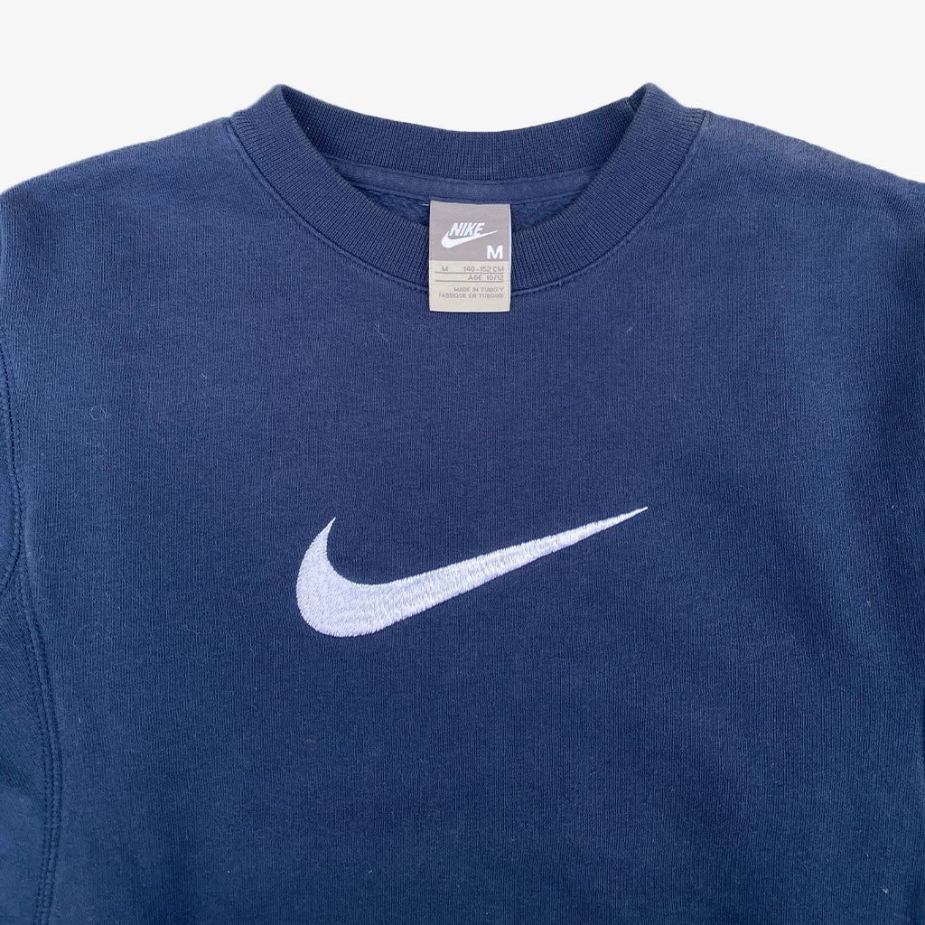 Nike Pullover Big Swoosh 00s XS women1 | Vintage Online Shop Unique-Resale aus Deutschland