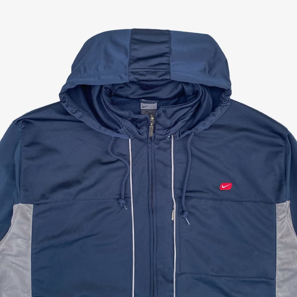 Nike Trainingsjacke 00s L in dunkelblau | Vintage Online Shop www.unique-resale.com