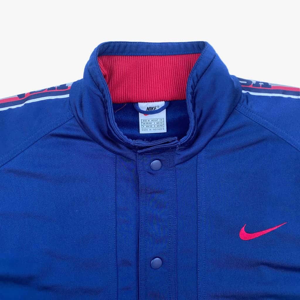 Vintage Nike Jersey 90s M in dunkelblau | Vintage Online Shop Unique-Resale