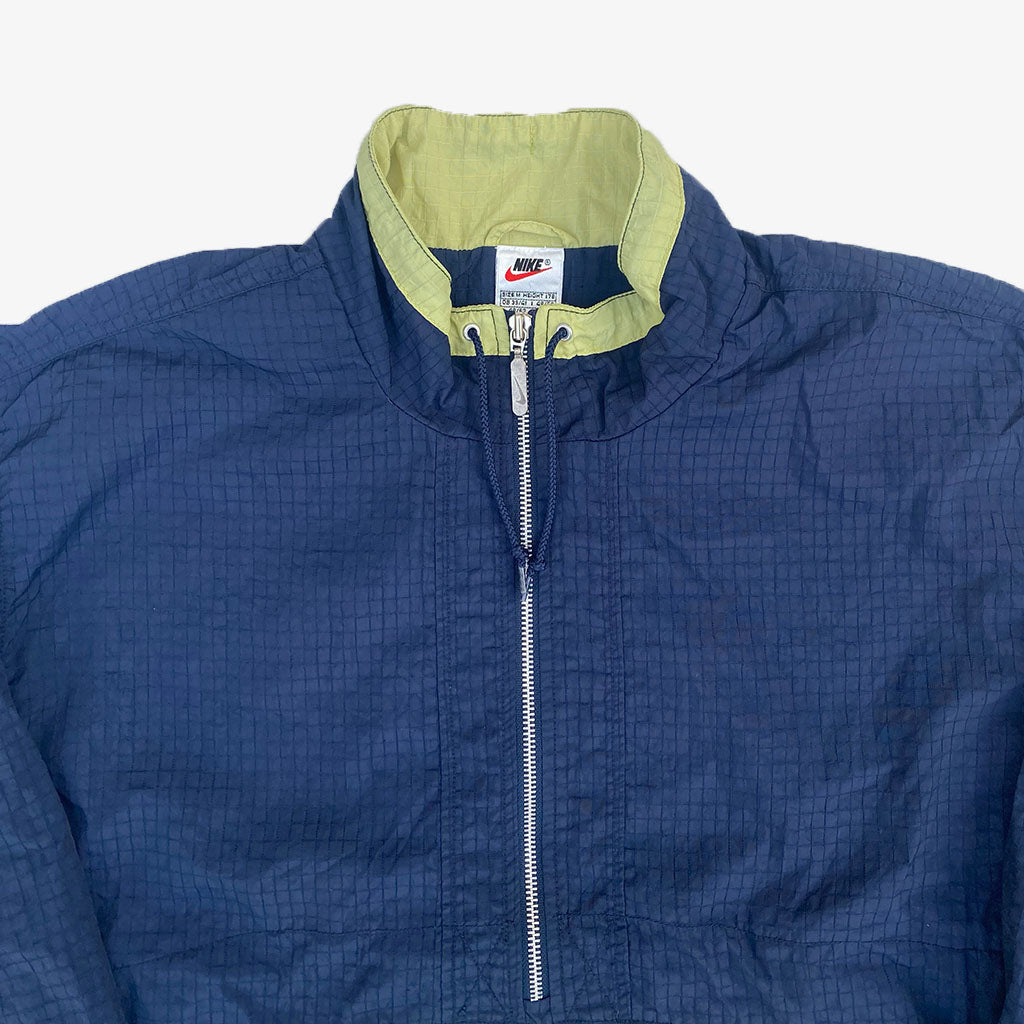 1 Nike Windbreaker Größe M 90s in dunkelblau | Vintage Online Shop Unique-Resale