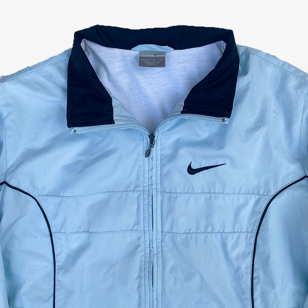 2 Nike Jacke 00s M in hellblau. | Vintage Online Shop Unique-Resale