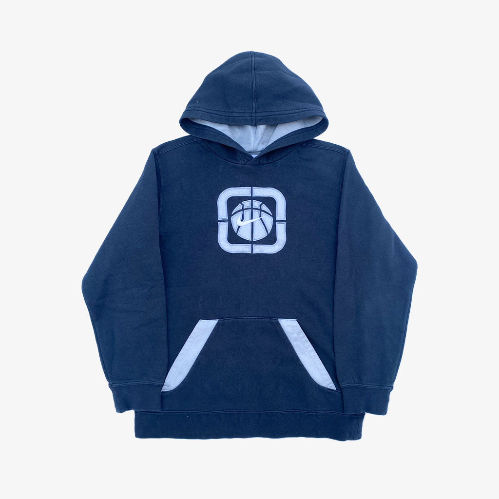 Vintage Nike Kapuzenpullover 00s XS in schwarz | Vintage Online Shop Unique-Resale