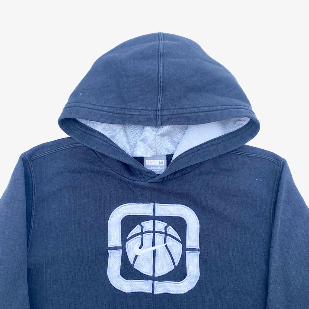 Vintage Nike Kapuzenpullover 00s XS in schwarz | Vintage Online Shop Unique-Resale