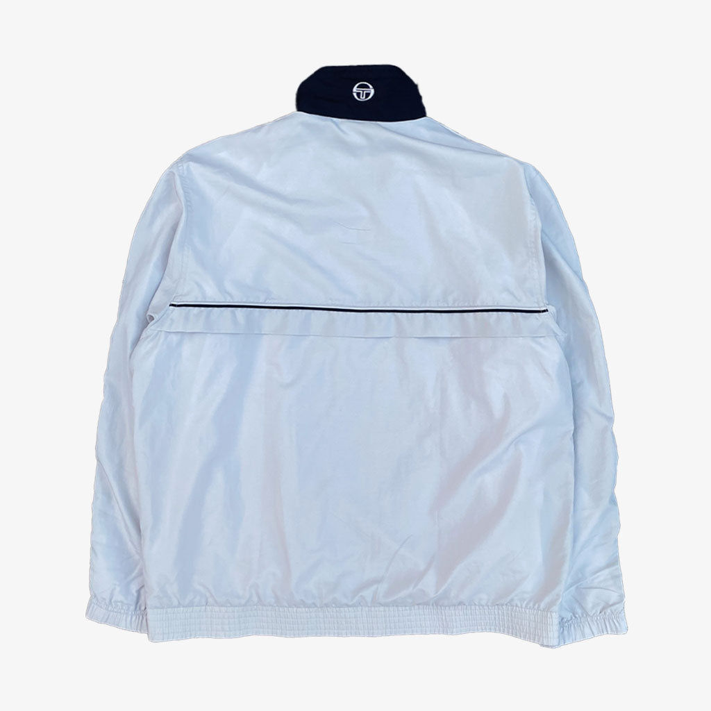 Vintage Sergio Tacchini Trainingsjacke XL in beige | Vintage Online Shop Unique-Resale