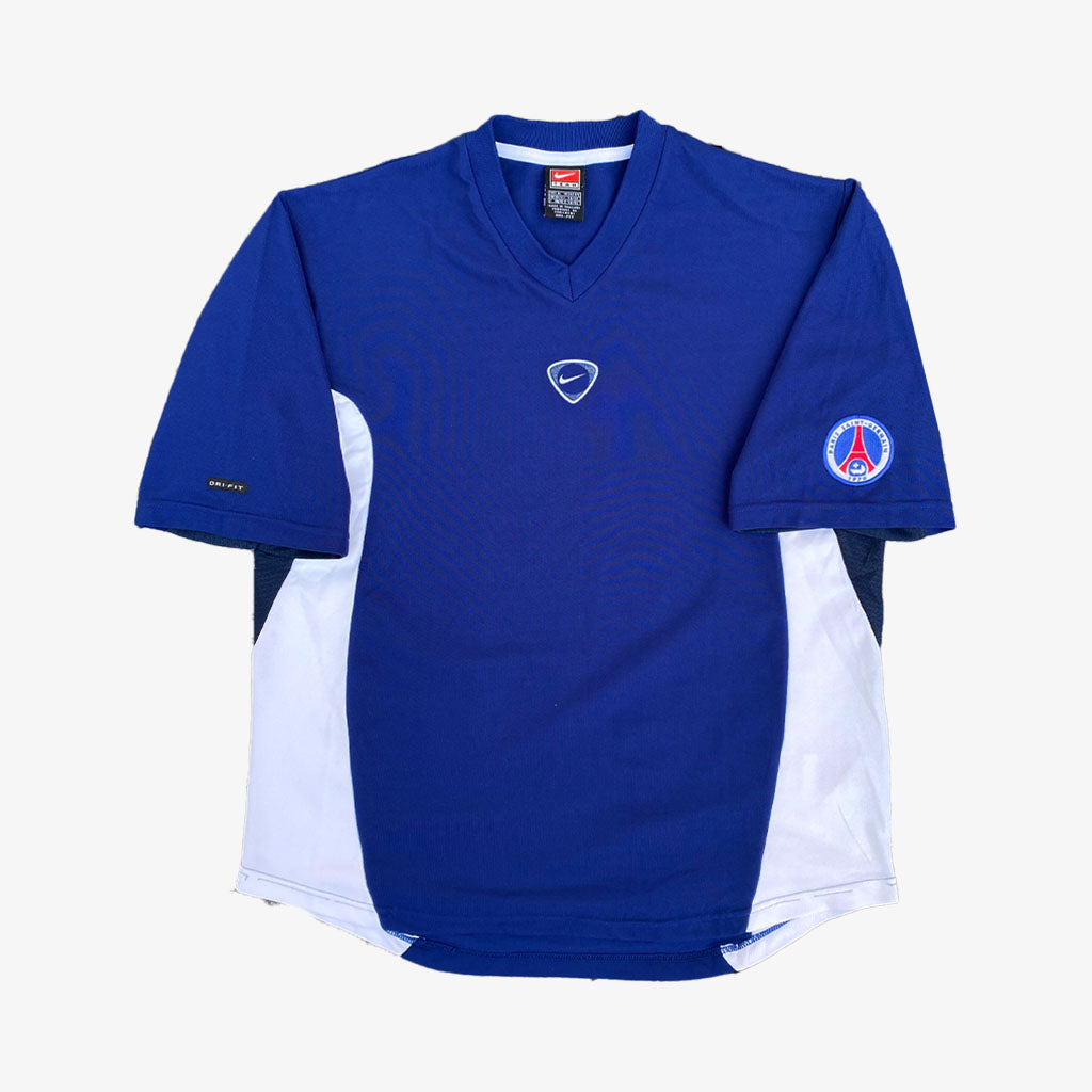 Vintage Nike 90s PSG Trikot M in dunkelblau | Vintage Online Shop Unique-Resale