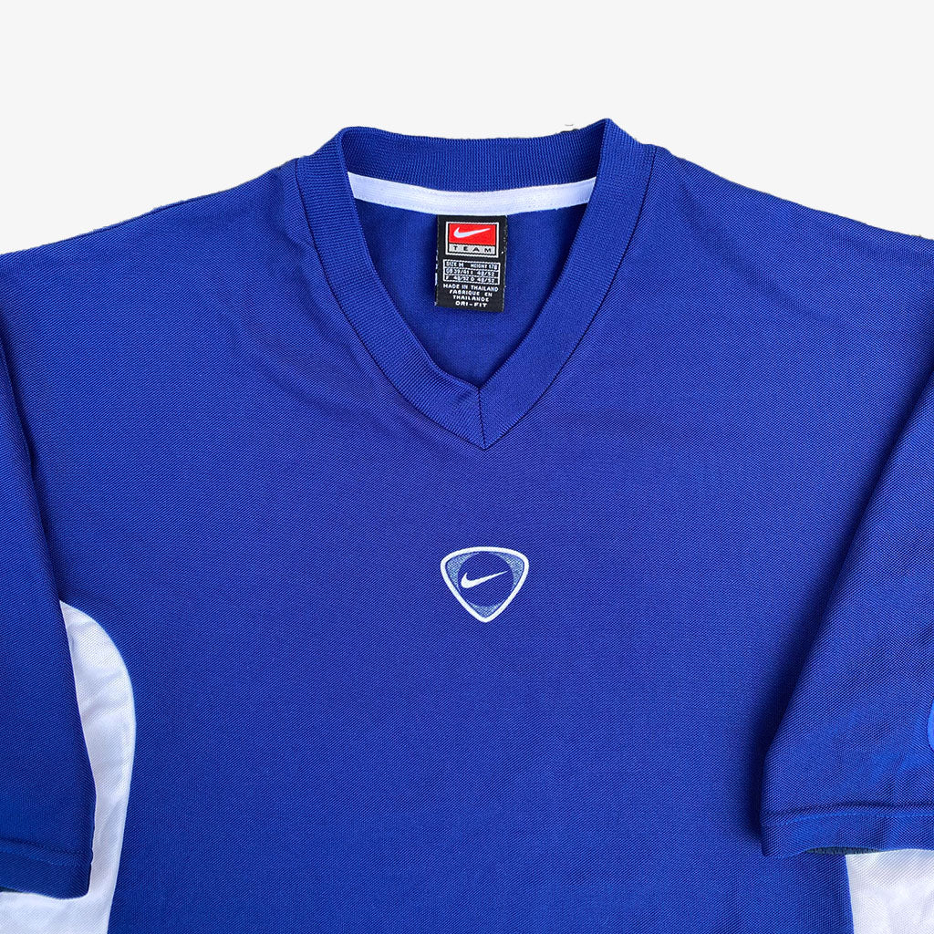 Vintage Nike 90s PSG Trikot M in dunkelblau | Vintage Online Shop Unique-Resale