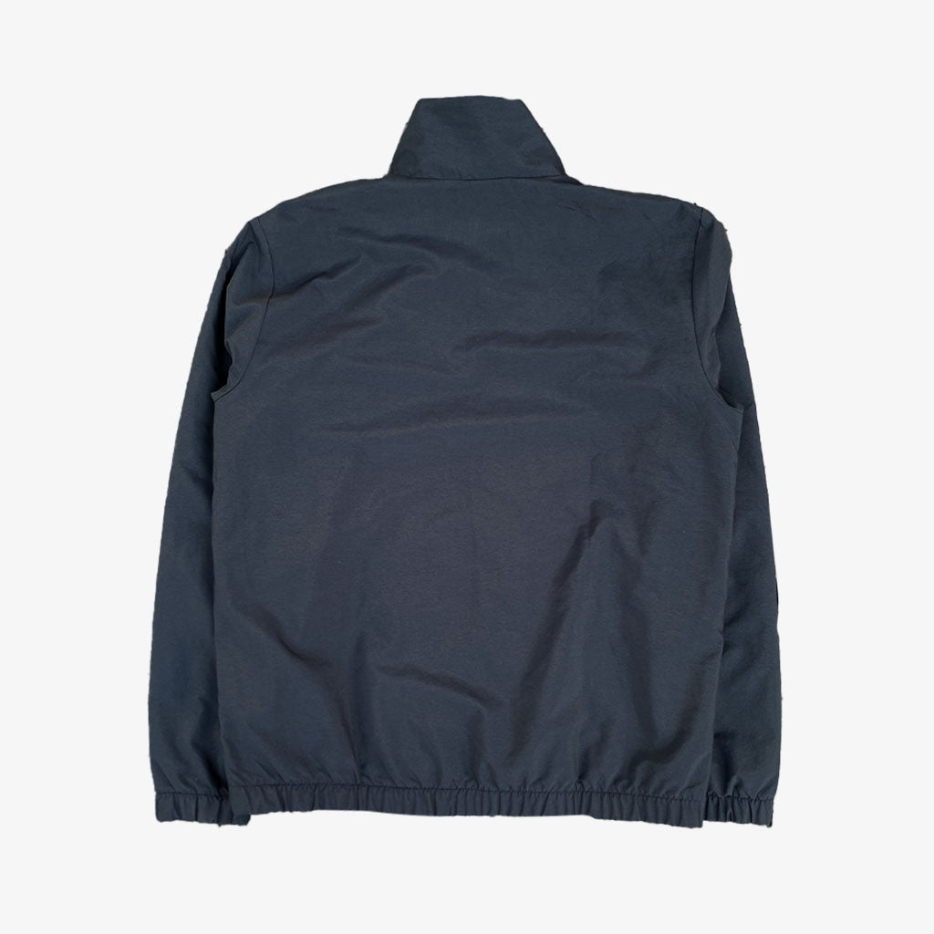 Vintage Nike Trainingsjacke Spellout "S-M" in schwarz | Vintage Online Shop www.unique-resale.com