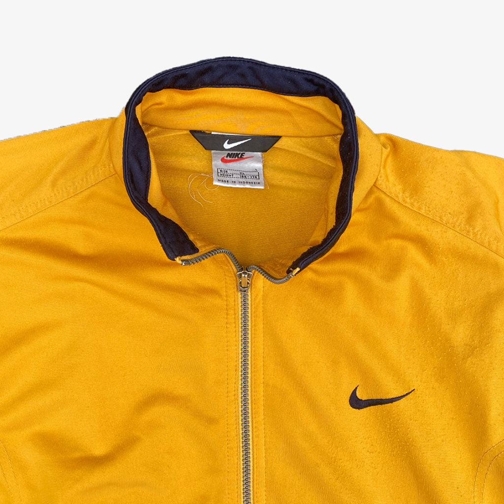 Vintage Nike Trainingsjacke 90s XS-S in gelb | Vintage Online Shop Unique-Resale