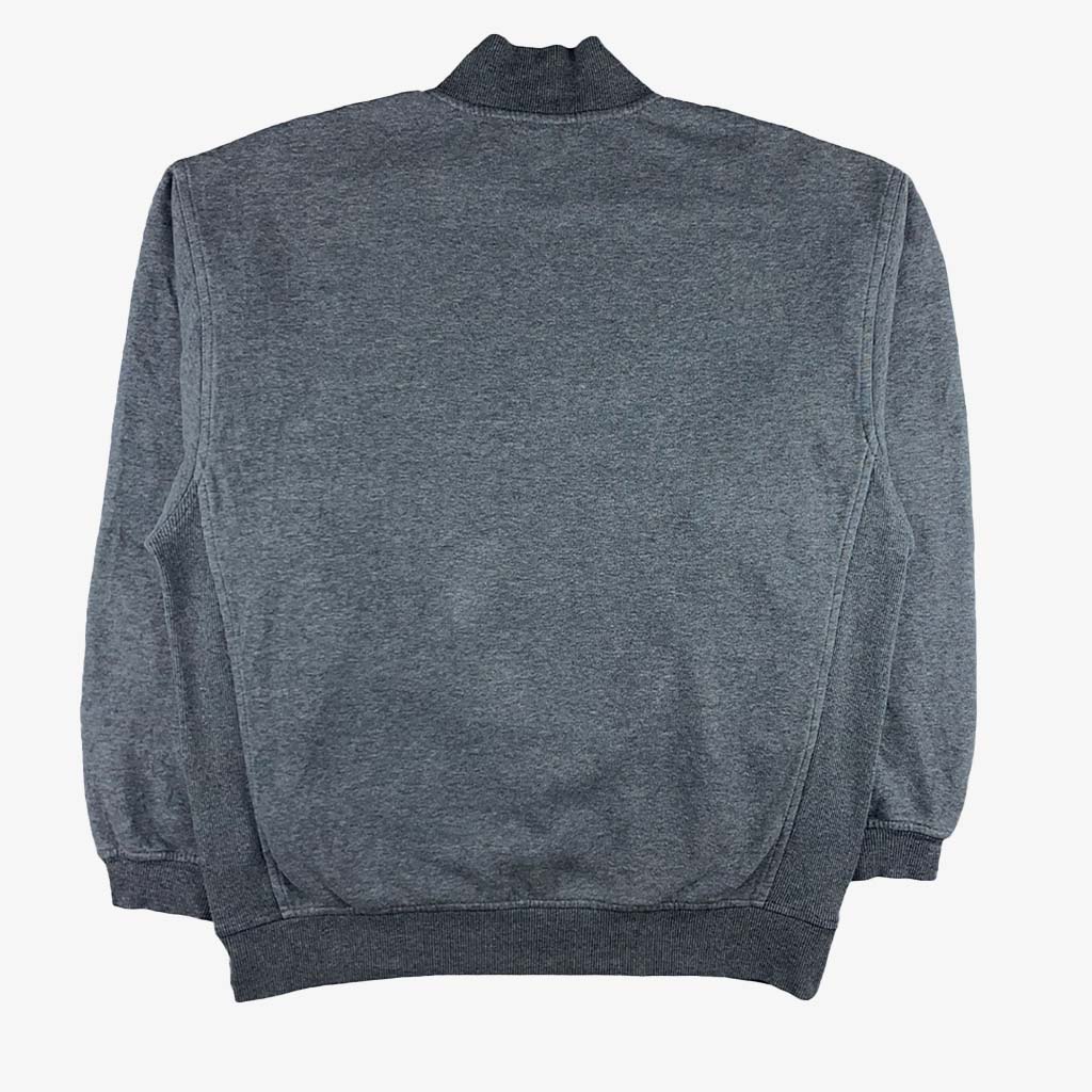 Vintage Nike 1/3-Zip Pullover S-M grau vorne h| Vintage Online Shop Unique-Resale