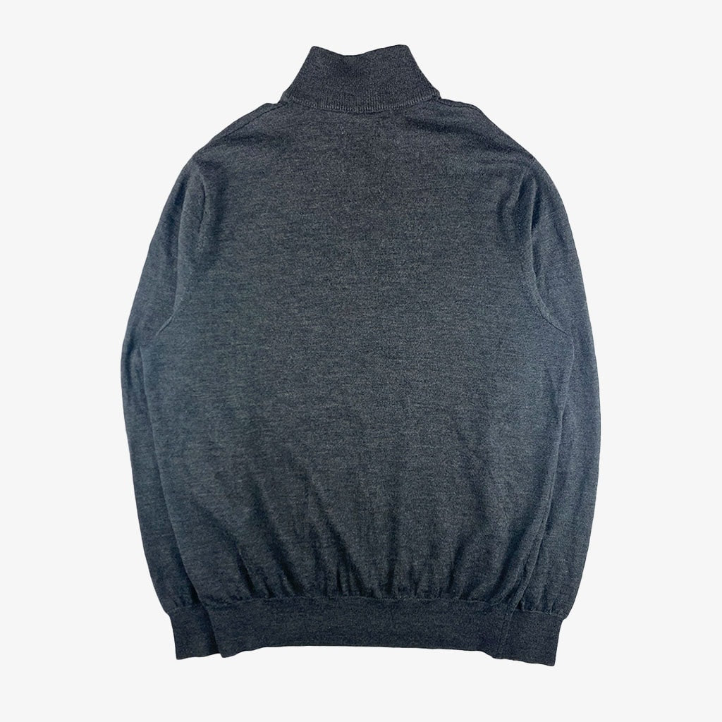 Vintage Polo Ralph Lauren 1/3 Zipper Pullover hinten | Vintage Online Shop Unique-Resale
