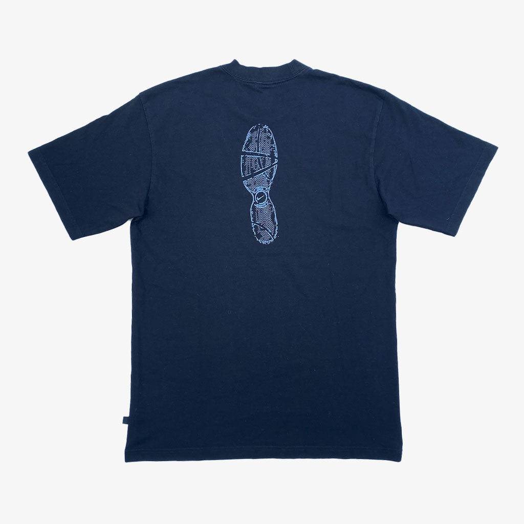 Vintage Nike T-Shirt Backlogo 90s M in schwarz | Vintage Online Shop Unique-Resale