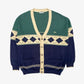 Vintage Lacoste Cardigan L in bunt | Vintage Online Shop Unique-Resale