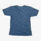Vintage Nike T-Shirt Spellout 90s XL in blau meliert | Vintage Online Shop Unique-Resale