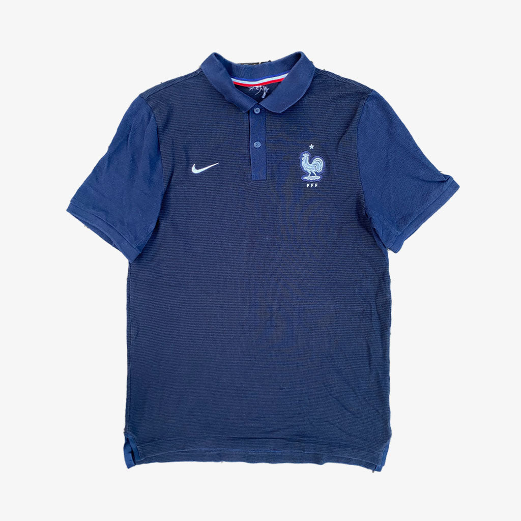 Vintage Nike Frankreich Trikot "S" in dunkelblau | Vintage Online Shop Unique-Resale