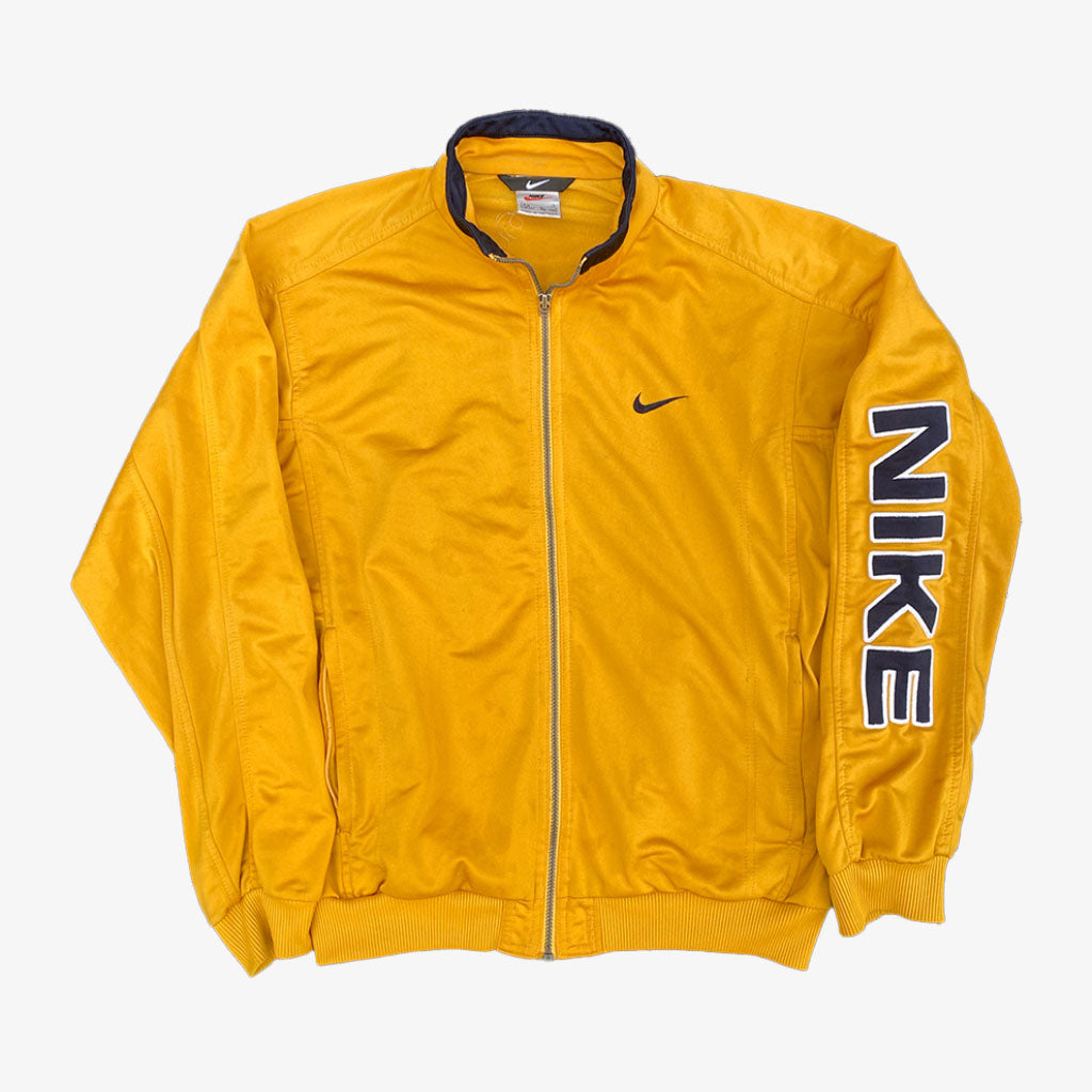 Vintage Nike Trainingsjacke 90s XS-S in gelb | Vintage Online Shop Unique-Resale