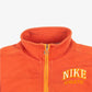  Vintage Nike Trainingsjacke S Orange Vorne Logo