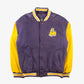 Vintage Great Danes Collegejacke M Lila/Orange Logo vorne