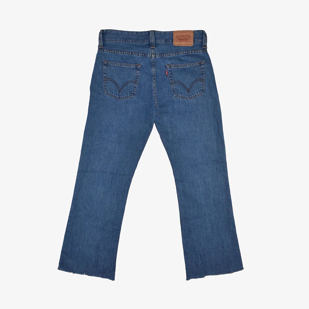 Vintage Levis Jeans 512 W33/L34 in Blau liegend V