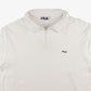  Vintage FILA Zipper-Pullover weiß M vorne Logo
