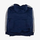 Vintage Adidas Hoodie M Dunkelblau hinten