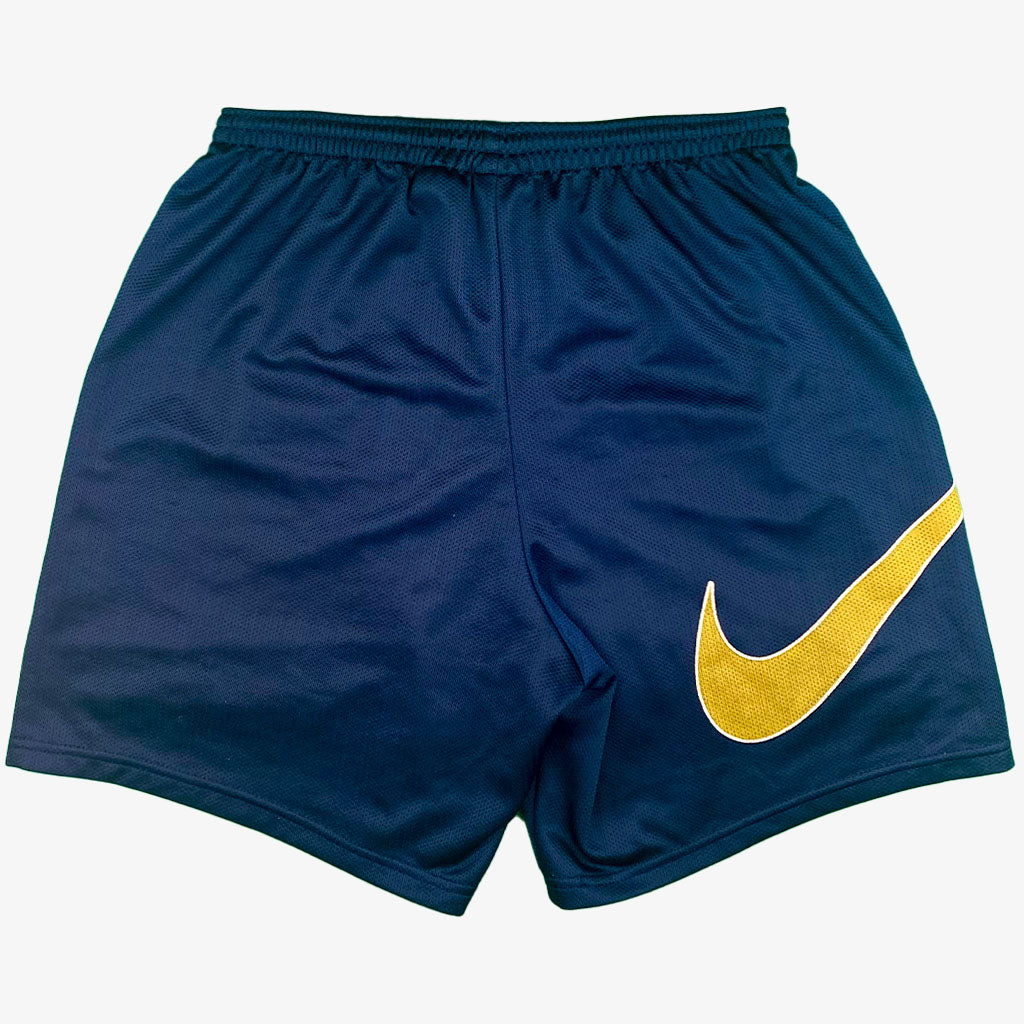 Vintage Nike Sport Shorts 90s S in dunkelblau | Vintage Online Shop www.unique-resale.com