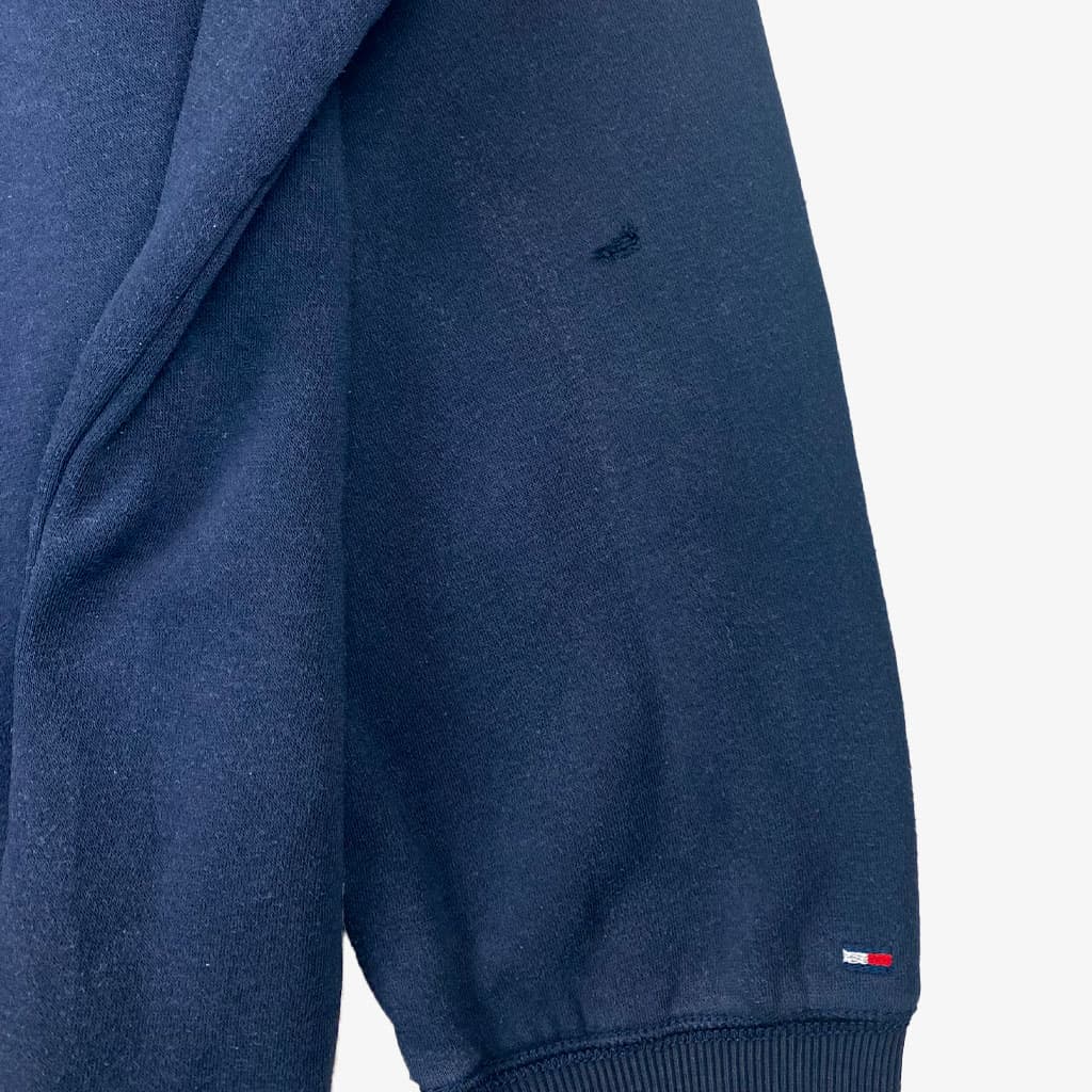 Vintage Nike 1/3 Zip Pullover 90s XL in dunkelblau | Vintage Online Shop Unique-Resale 