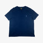 Polo Ralph Lauren T-Shirt L in dunkelblau meliert | Vintage Online Shop Unique-Resale aus Deutschland