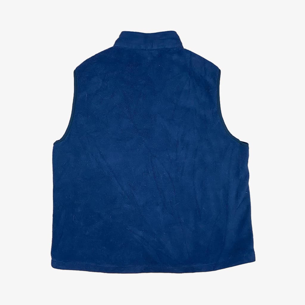 Vintage Woolrich Fleece Weste L in blau | Vintage Online Shop Unique-Resale