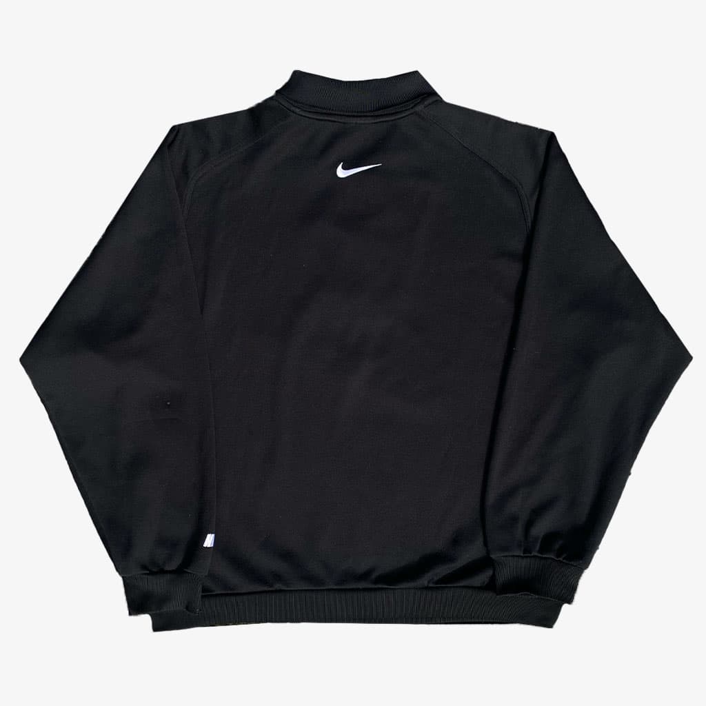 Vintage Nike 1/3 Zip Pullover 90s M in schwarz | Vintage Online Shop Unique-Resale 