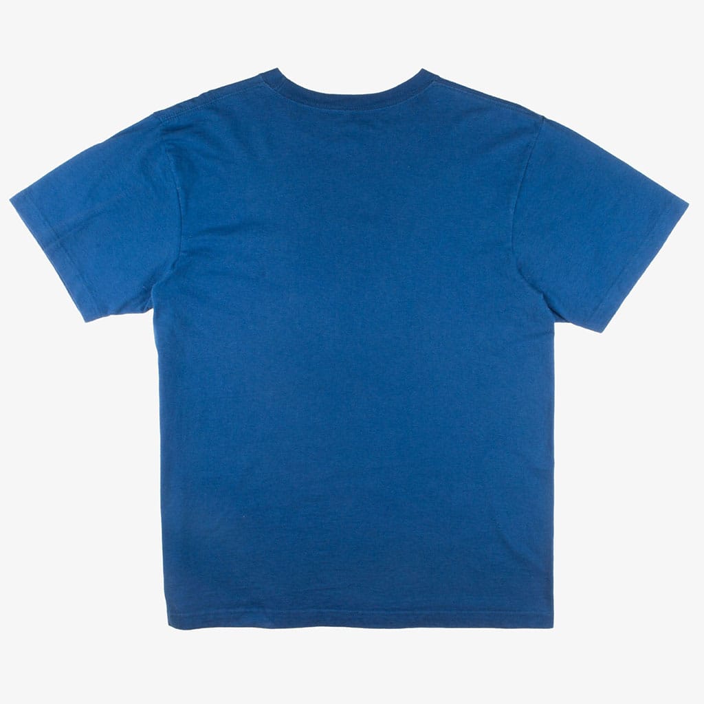 Vintage Adidas T-Shirt L Blau Hinten