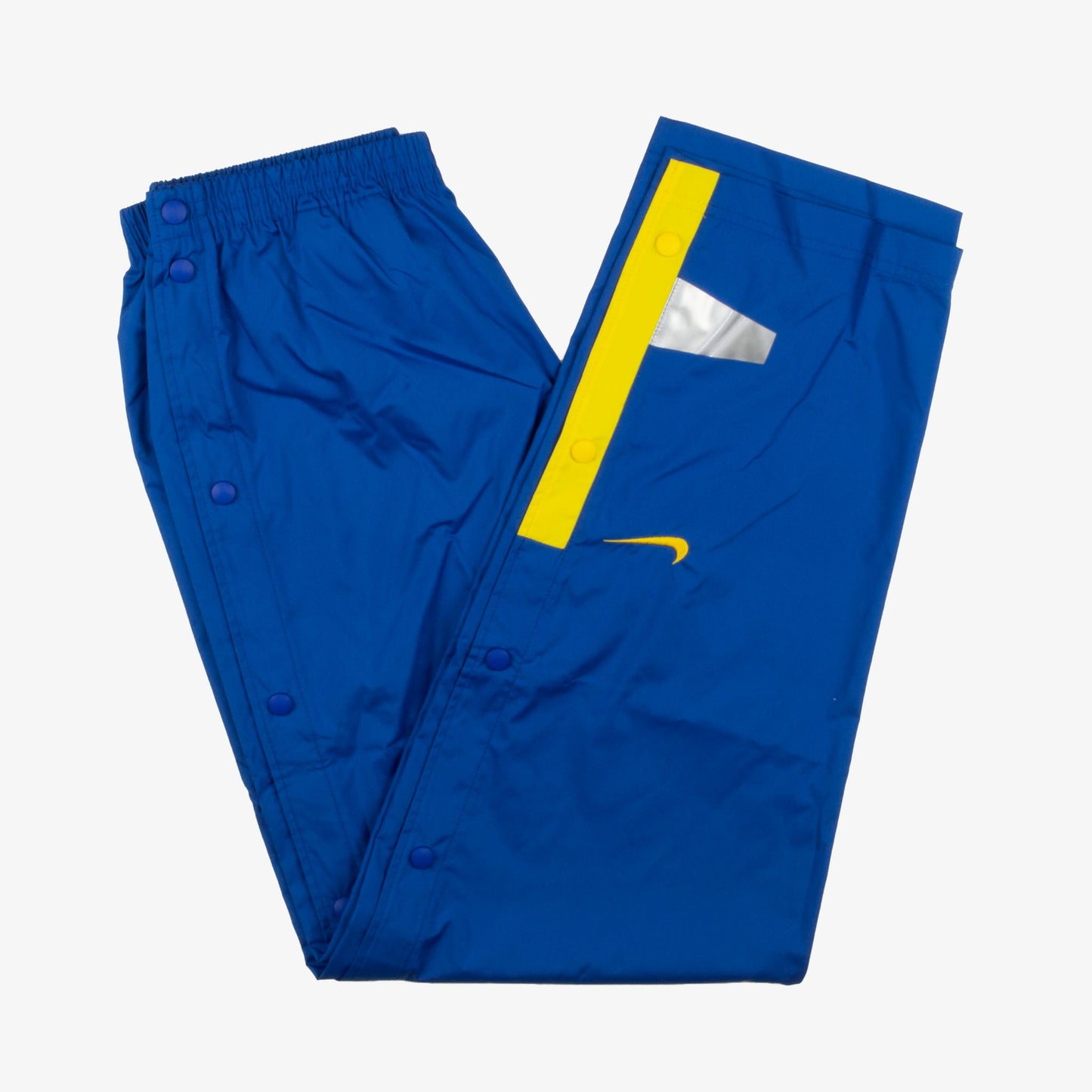 Vintage Nike Trackpants M Blau/Gelb Logo