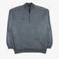 Vintage Nike 1/3-Zip Pullover S-M grau vorne | Vintage Online Shop Unique-Resale