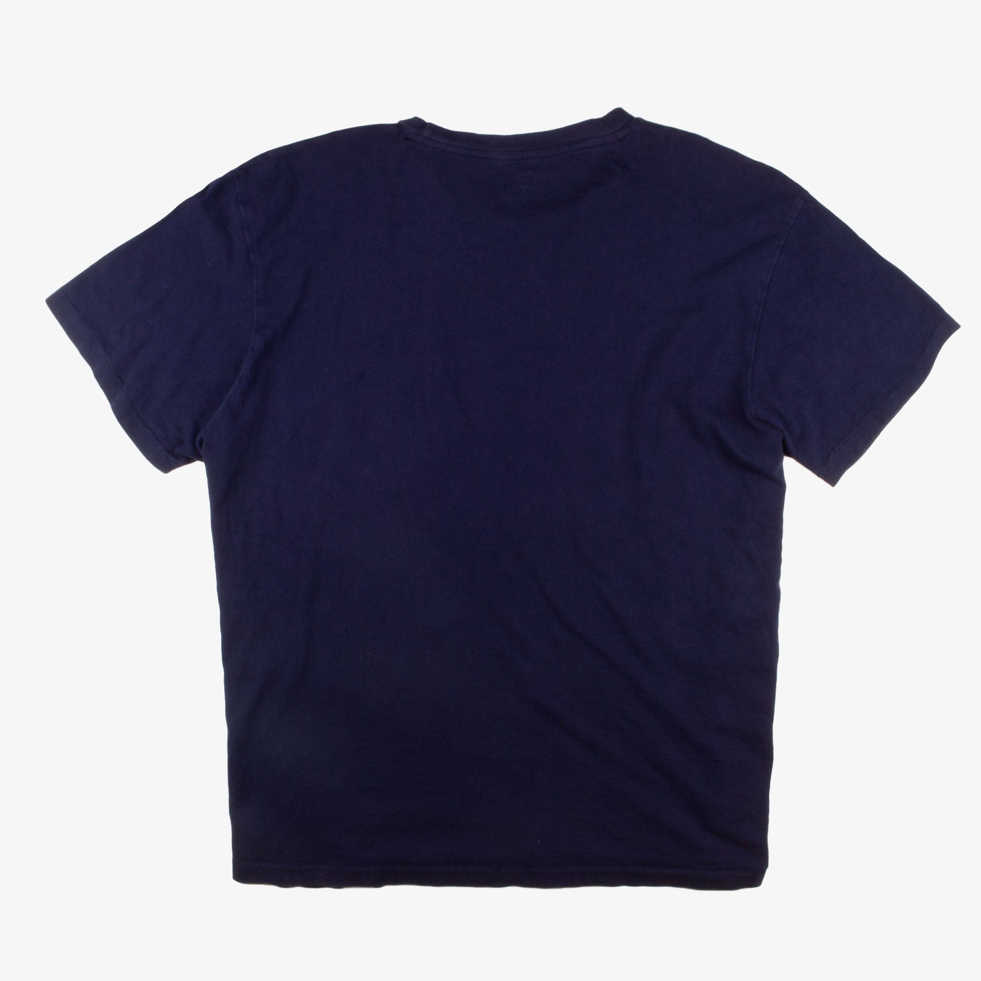 Vintage Polo Ralph Lauren T-Shirt L Blau Hinten