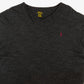 Vintage Polo Ralph Lauren T-Shirt XL Grau Logo Vorne