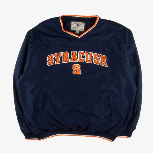 Vintage Syracuse Basketball Pullover XL Dunkelblau Vorne Logo