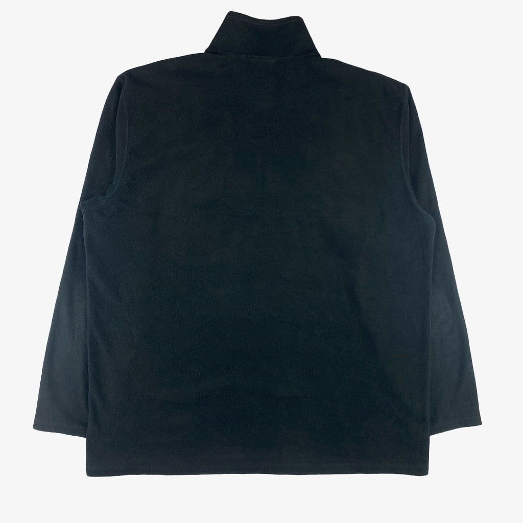 Vintage The North Face 1/3-Zipper Fleece XL in schwarz hinten | Vintage Online Shop Unique-Resale aus Deutschland