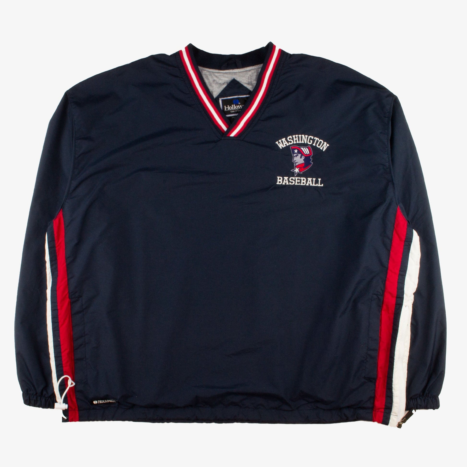 Vintage Washington Baseball Sweatshirt XL Dunkelblau Vorne Logo